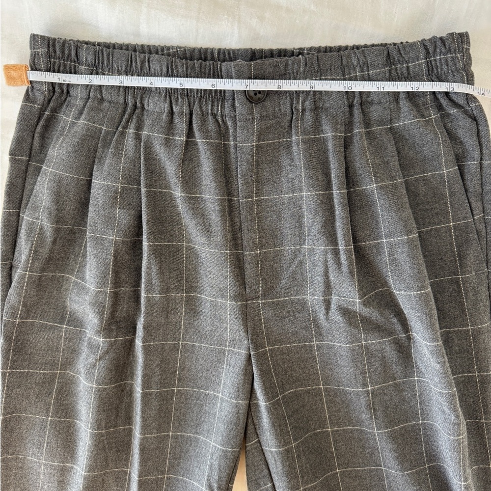 MADEWELL Plaid Trouser Pull On Pant - Picture 6 of 7